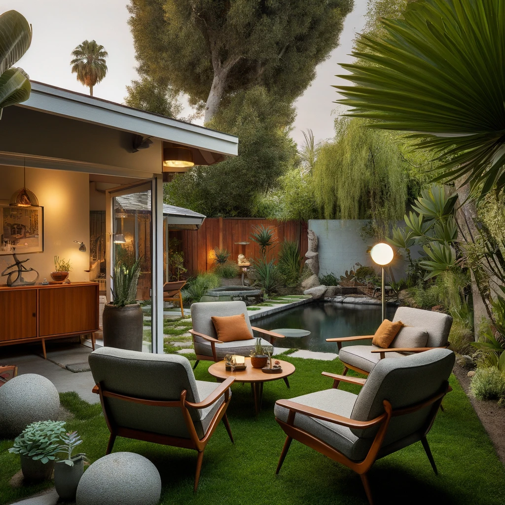 What is a backyard oasis?